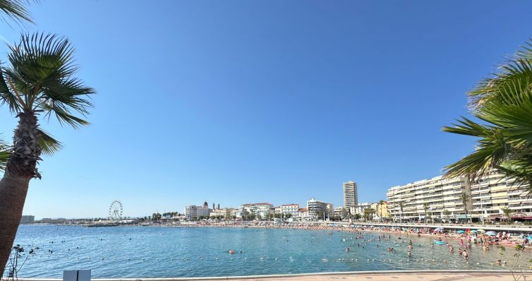 View of Veillat Beach from Epi Diana
