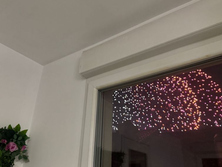 Fireworks seen from the apartment